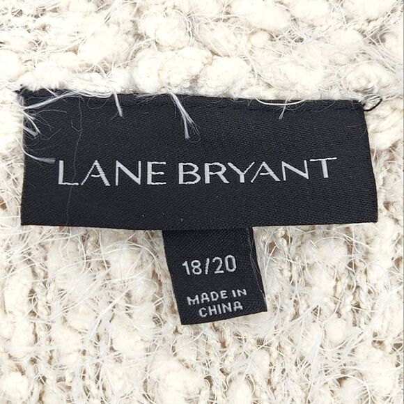 Lane Bryant Long Cardigan Sweater Womens Size 18/20 Popcorn Open Front Fairy - Picture 3 of 7